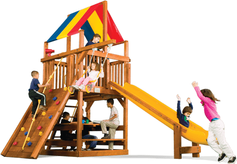 Rainbow Play Systems Has More Than 25 Years Of Experience - Playground Slide (546x345)