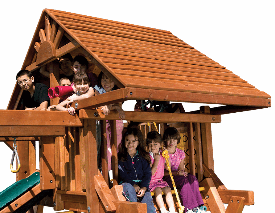 Special Order Rainbow Play Sets Backyard Playworld - Roof (892x692)