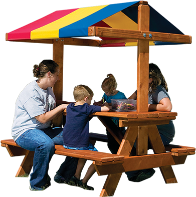 Rainbow Play Showrooms Rainbow Play Systems - Picnic Table Png (592x392)