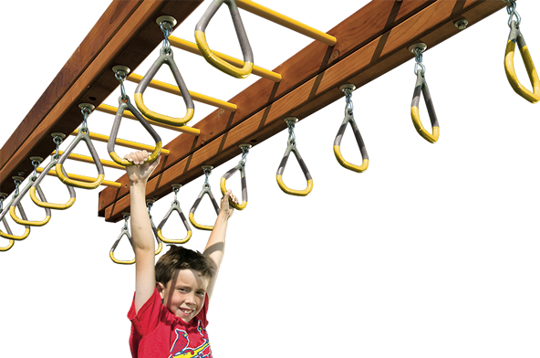 Rainbow Play Systems Swing Sets And Playgrounds - Jungle Gym (592x392)