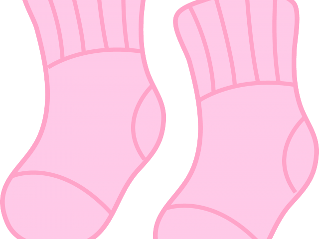 Baby Girl Footprint Clipart - Clip Art (640x480)