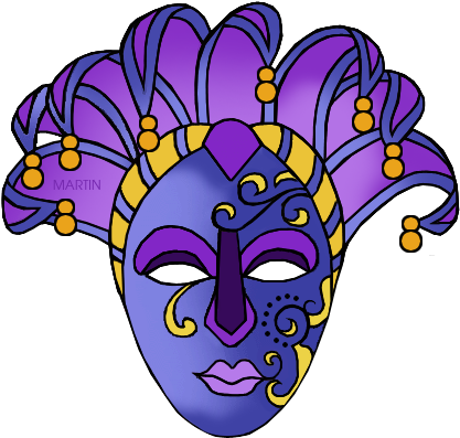 Mardi Gras Mask - Masks (434x419)