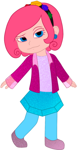 Geminia Dazzler Is A Character From Sugar Rush Reloaded - Cartoon (292x523)