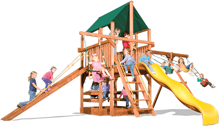 Playhouse Xl 6' - Playground Slide (480x260)
