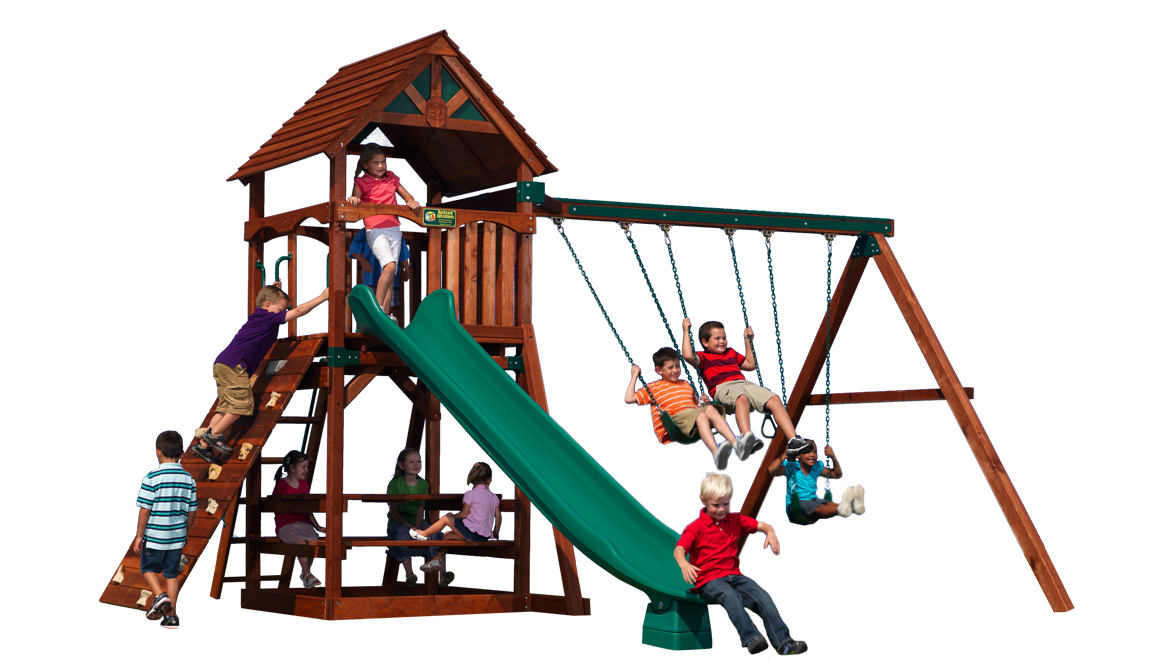 Olympian Treehouse 1 Play Set Shown With - Table (1200x680)