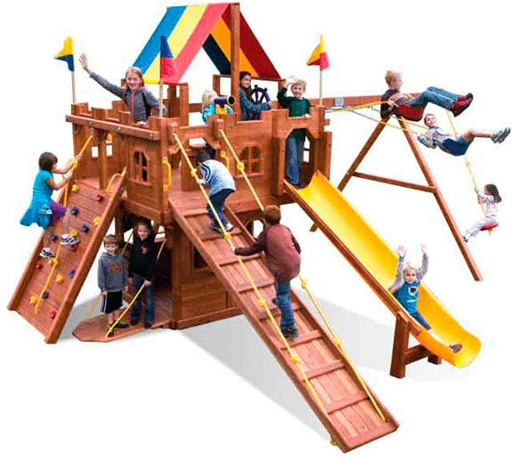 Игровой Комплекс-замок Rainbow Palace Design 2 Ryb - Rainbow Event Center (800x532)