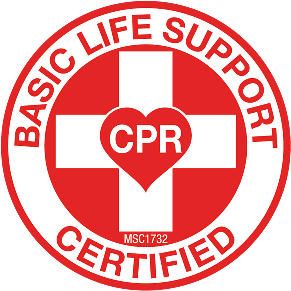 Basic Life Support Certified Hard Hat Emblem - Philippines Department Of Health (600x600)
