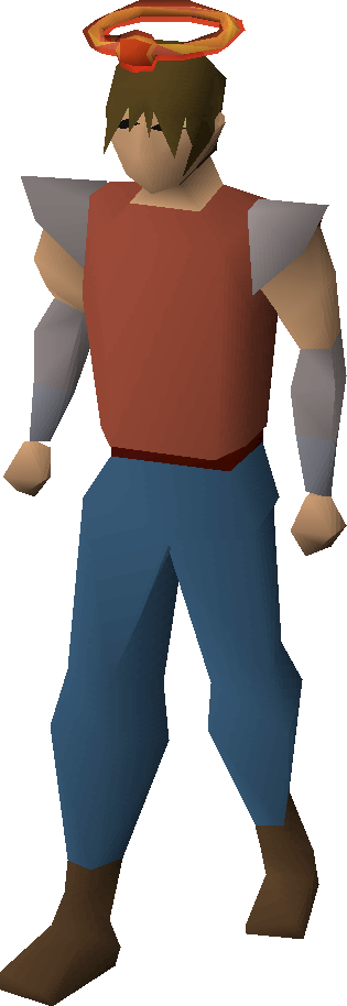 Zamorak Halo - Runescape Blue Party Hat (315x914)