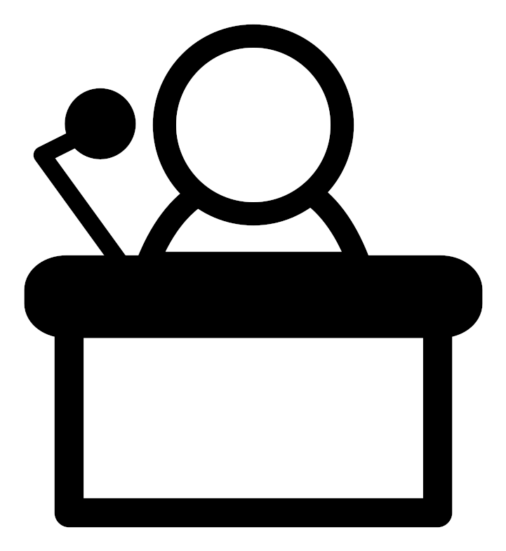 Presentation Clipart Transparent - Presentation Clipart Black And White (800x800)