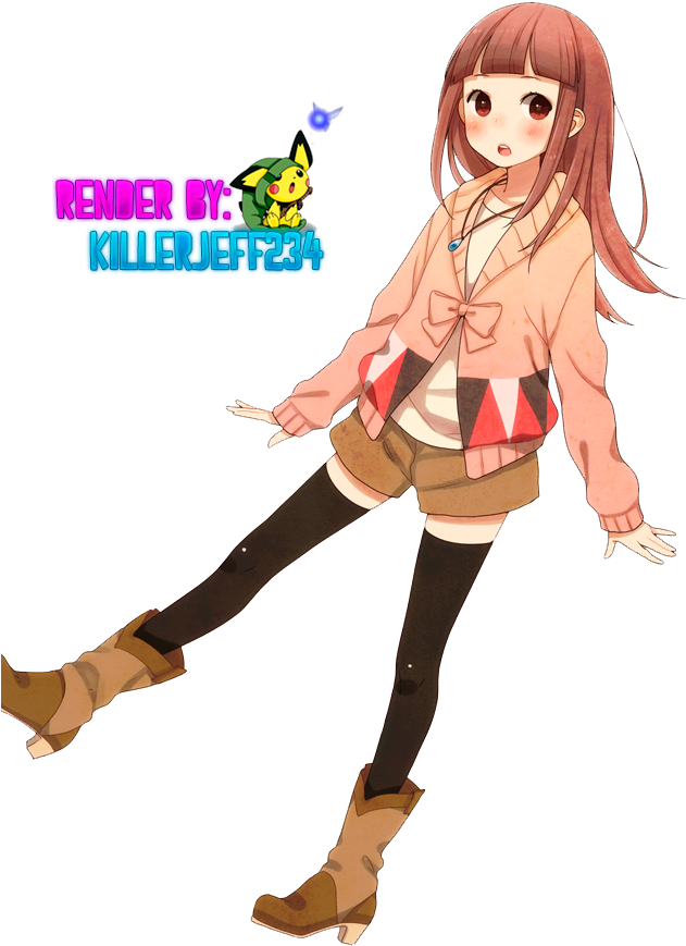 Anime Girl 2 By Killerjeff234 - Anime (636x900)