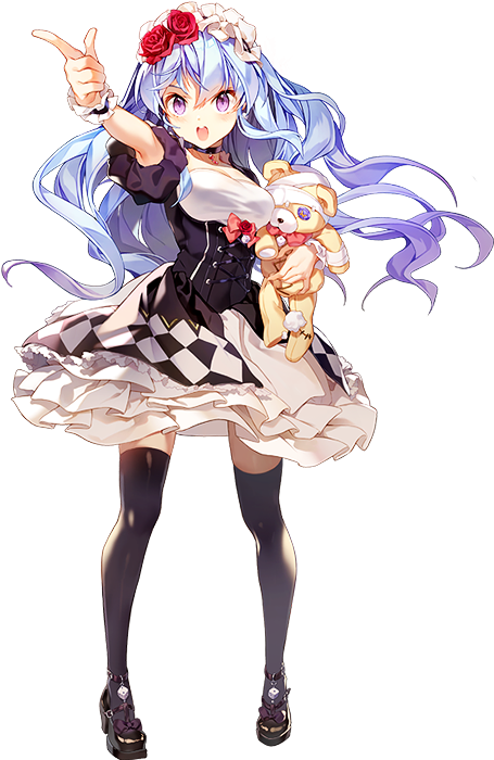 ダイスの神 - Cuerpo Completo Anime Personaje Femenino (470x700)