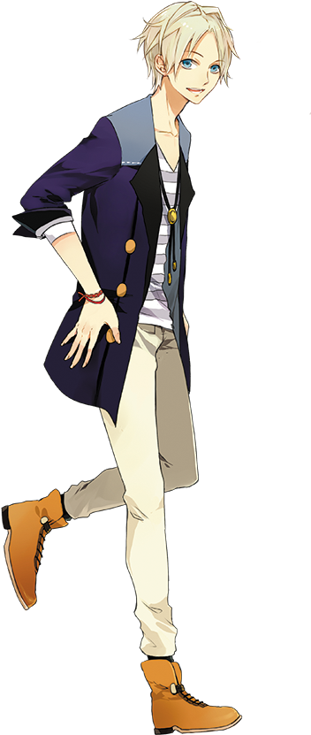Anime Guy - Anime Guy Walking Side View (520x870)