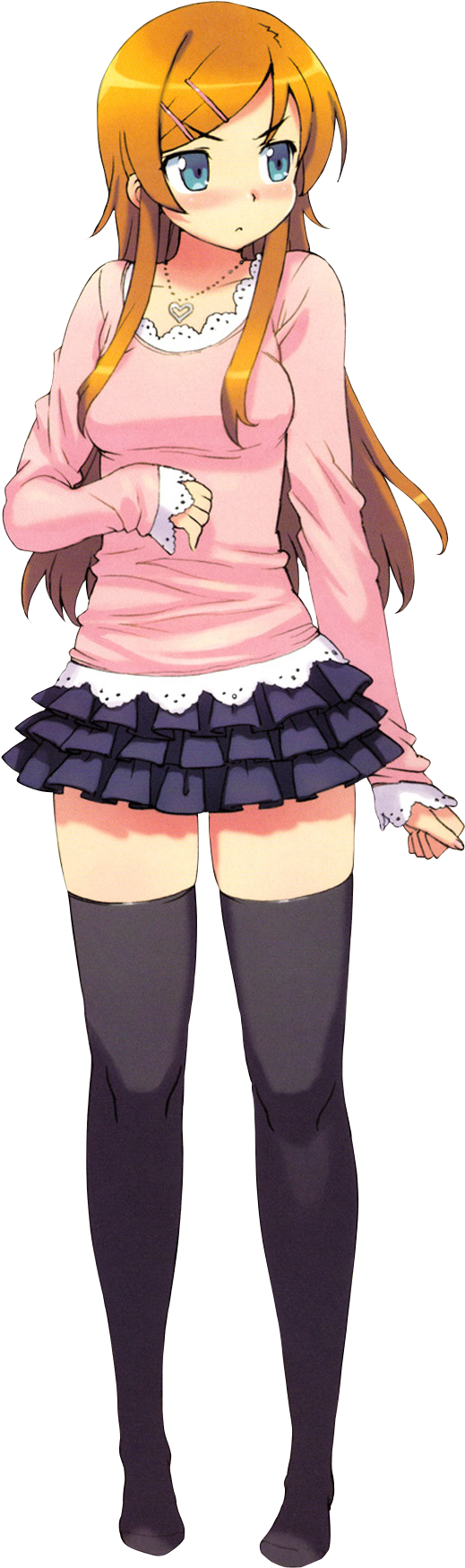 Kirino Kousaka - Personajes Anime Femeninos Cuerpo Completo (601x1815)