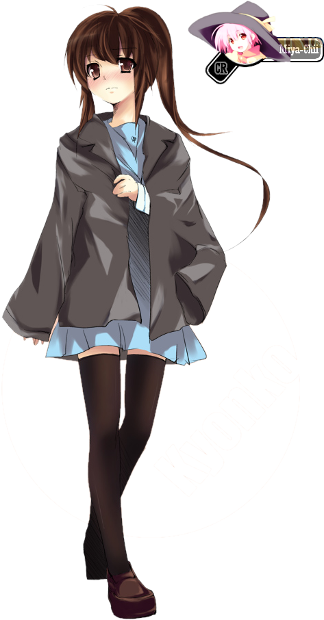 Renders, Chicas~ Ingridkagamine By Ingridkagamine - Cartoon (526x935)