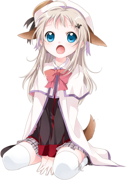 Cute Anime Animal Render Girl By Lelitaa - Anime Render Girl Cute Without Watermark (573x767)