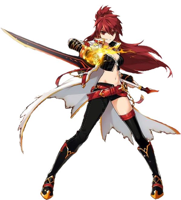 Blazing Heart Transcendent - Elsword Elesis Blazing Heart (605x663)