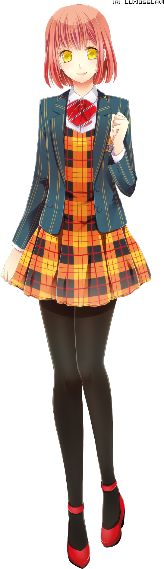 Anime Girl Render 05 By Luxio56lavi Anime Girl Render - Uta No Prince Sama Haruka Render (600x1950)
