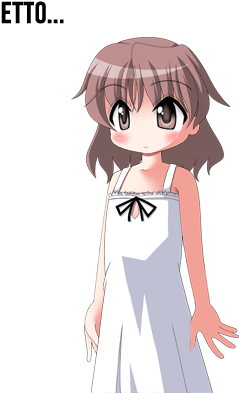 Adoptable Confused Anime Girl By Rubssoul - Anime Girl Transparent Gif (300x400)