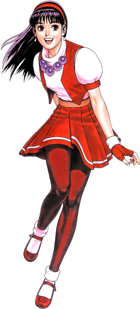 Chica Anime, Cuerpo Completo, Videojuego, Art, - Athena The King Of Fighter (774x1032)