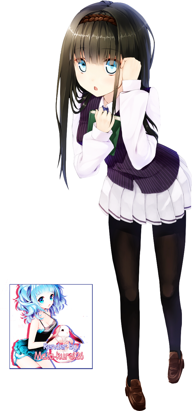 Vanilla Jeandel/mejor Amiga Antigua - Anime Emotionless Girl Render (900x1671)