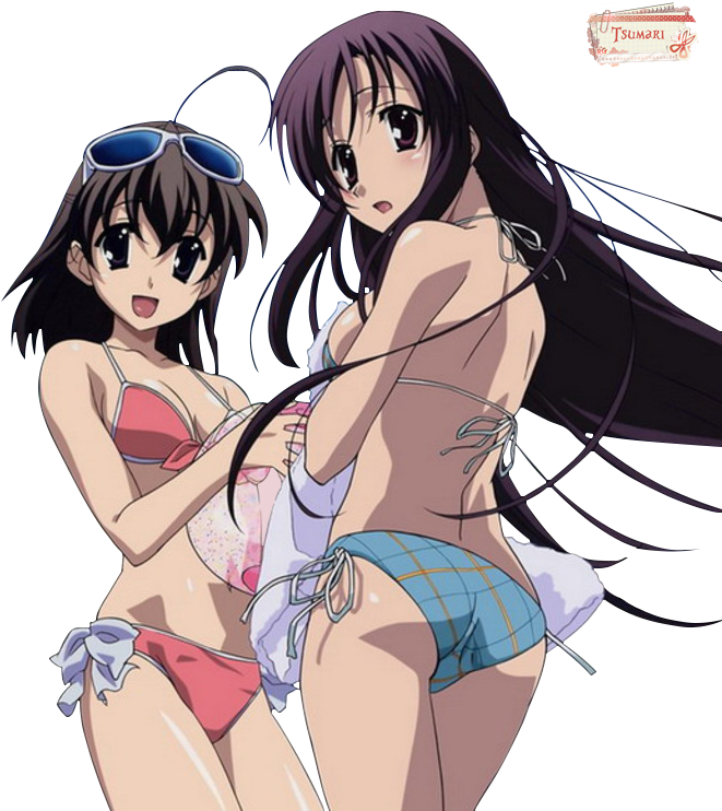 Render School Days Bikini By Fuyumizu - School Days Kotonoha Bikini (680x753)