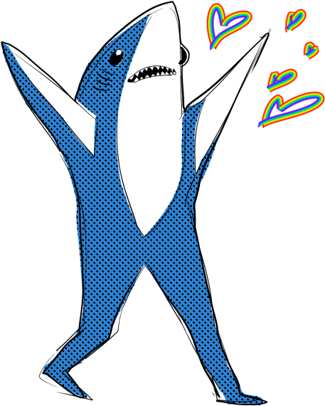 Very Cute Left Shark By Carrienloveyou On Deviantart - Very Cute Left Shark By Carrienloveyou On Deviantart (600x600)