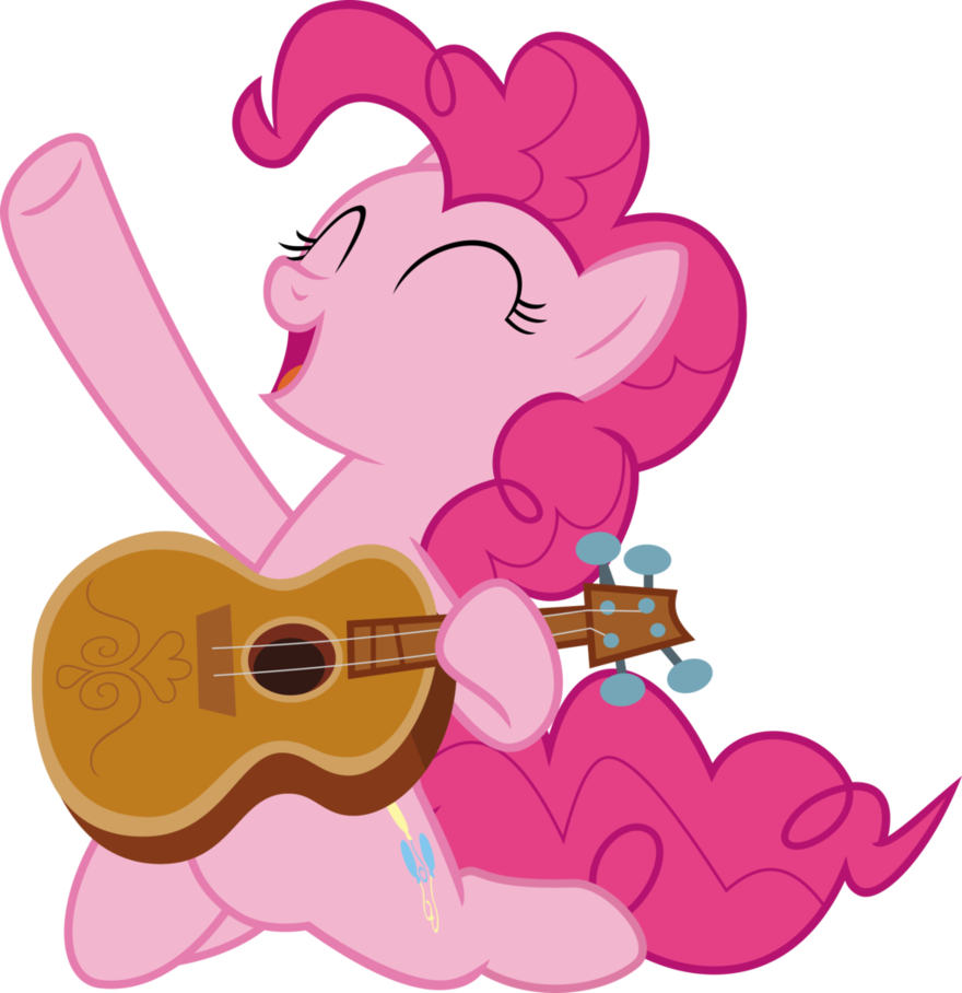 Guitar Pinkie By Comeha - Pinkie Pie With Guitar (880x908)