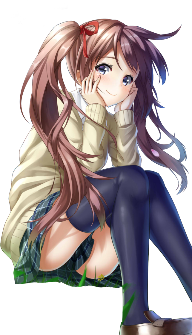 Anime Girl Cute Render By Keyzakarenina - Girl Cute Girl Anime (690x1159)