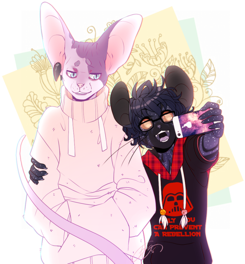 Smile For The Camera, Art Nerd By Feisucakester - Cartoon (888x899)