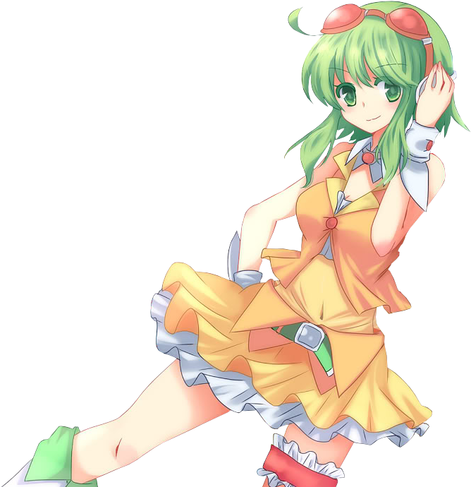 Y Esta Fua La Primera Parte De Las Chicas Vocloid Despues - Gumi Megpoid Png (700x700)