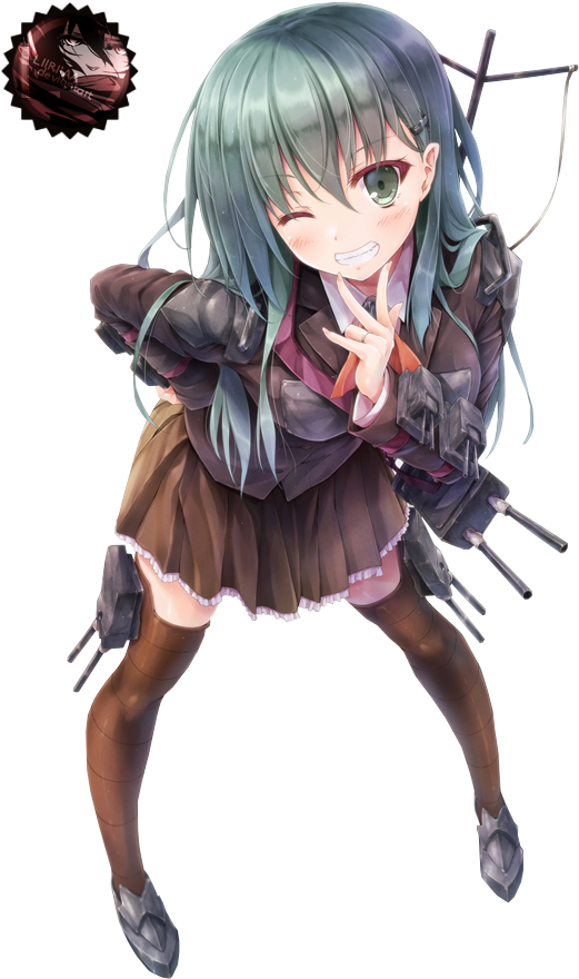 Fantasy Girlanime - Kantai Suzuya Render (648x906)