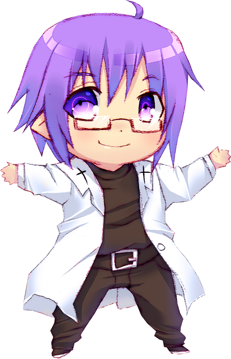 Anime Chibi Glasses Images Chibi With Nerd Glasses - Chibi Glasses Anime (450x700)