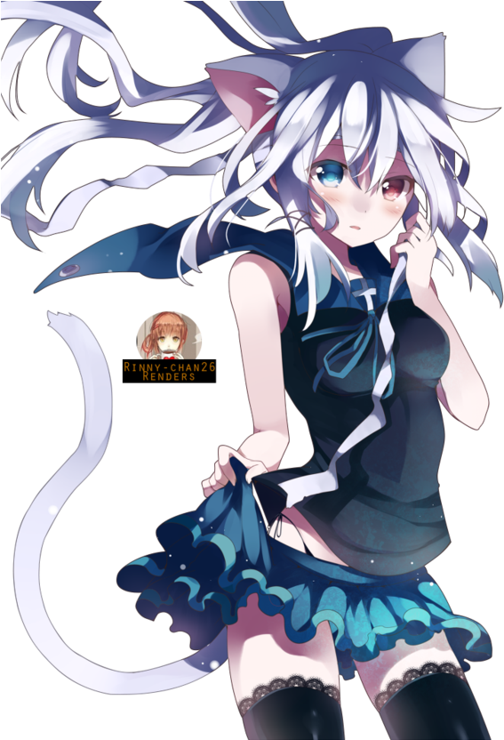 Render By Rinny-chan26 - Render Anime Cat Girl (600x831)
