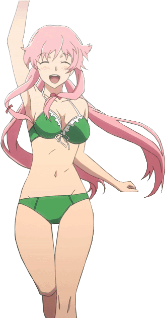 Tumblr Mqq7zwul611rlergfo1 500 ] - Mirai Nikki Yuno Transparent Gif (500x631)