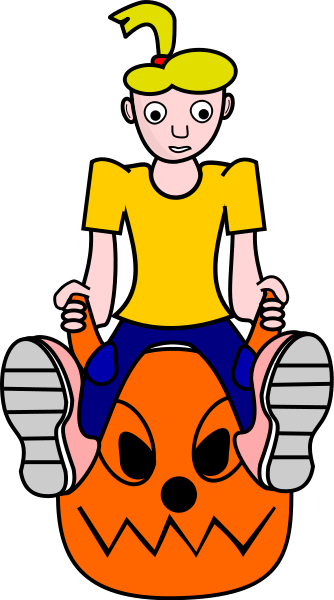 Space Hopper Girl Png Images - Clip Art (334x600)