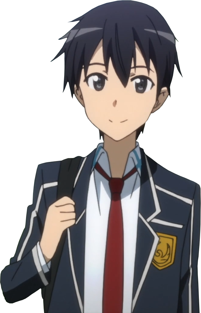 Kirito - Google Search - Sword Art Online Kirito School (664x1034)