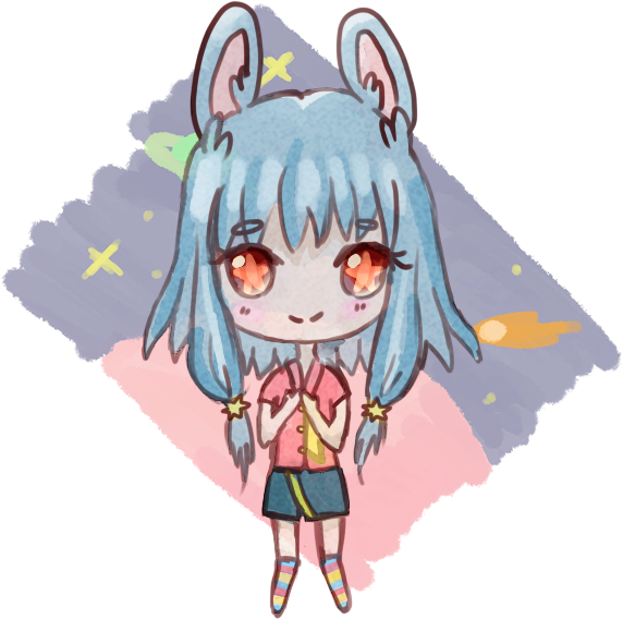 Space Girl Chibi By Justplushie - Anime Space Girl Transparent (700x600)