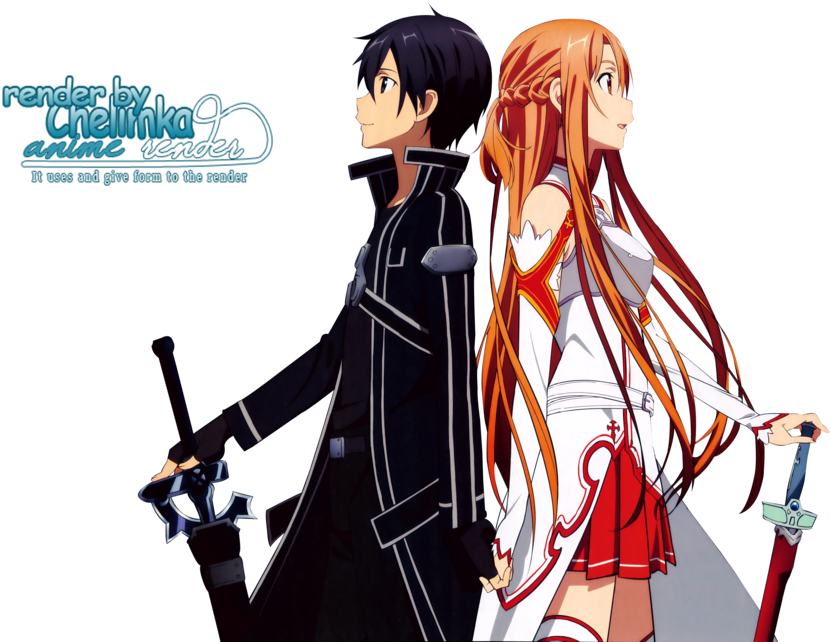 Sword Art Online By Chelimka On Deviantart - Sword Art Online Png (1024x641)