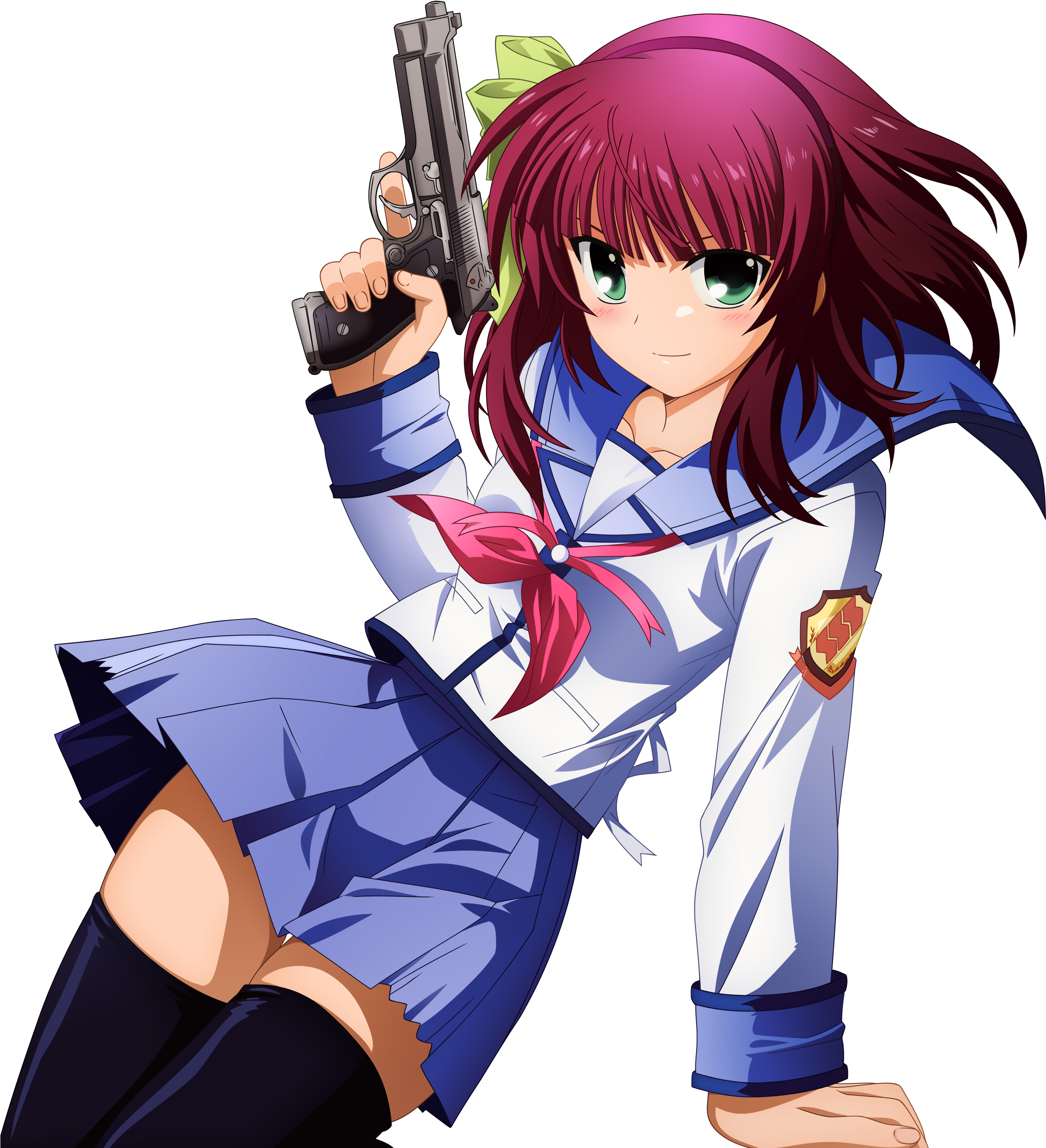 Yuri Nakamura Yuzuru Otonashi Angel Manga - Yuri Nakamura Png (2700x3200)