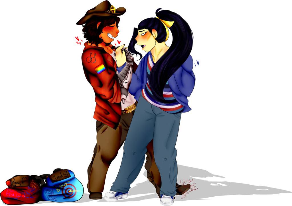 Lost In Your Love Stuck Eyes~ - Cartoon (1024x724)