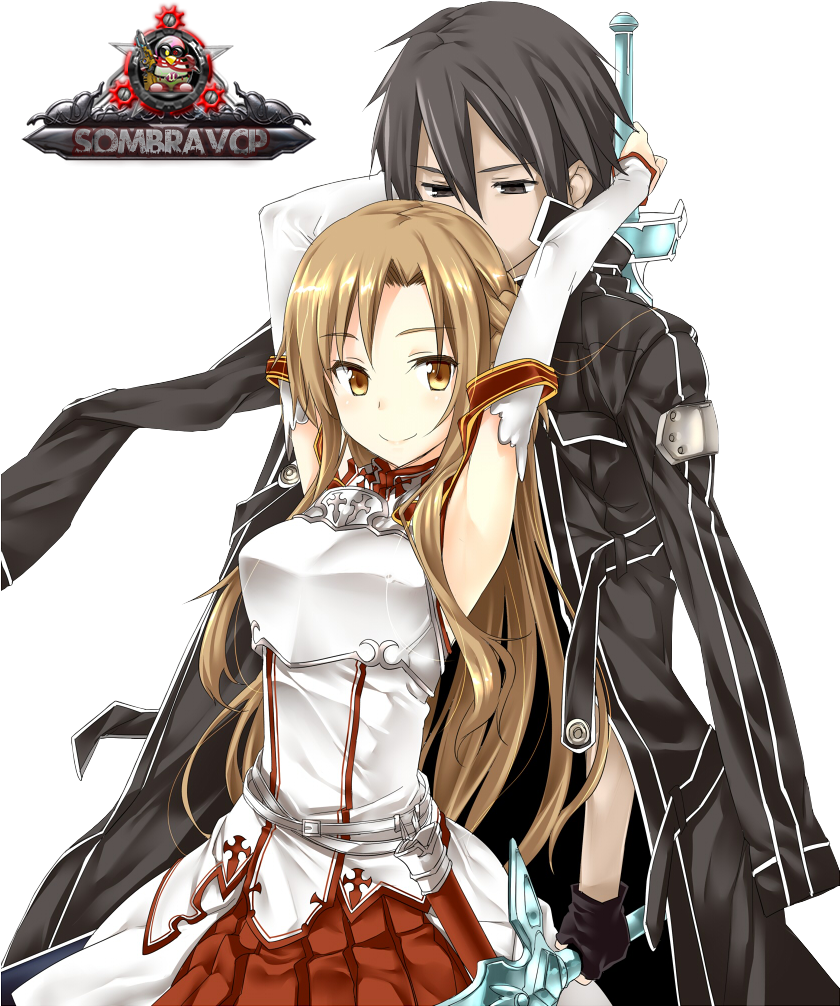 Render Sword Art Online - Sword Art Online Couple (839x1024)