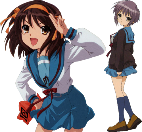 Suzumiya Haruhi No Yuuutsu The Melancholy Of Haruhi - Mobile Suit Gundam Seed Flay Allster (500x463)