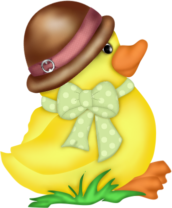 Images Are On A Transparent Background Baby Yellow - Cartoon Easter Chick On Transparent Background (382x449)