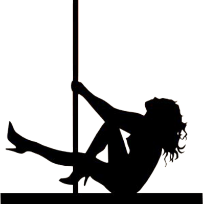 Pole Dancing Cliparts - Dance Silhouette (397x400)