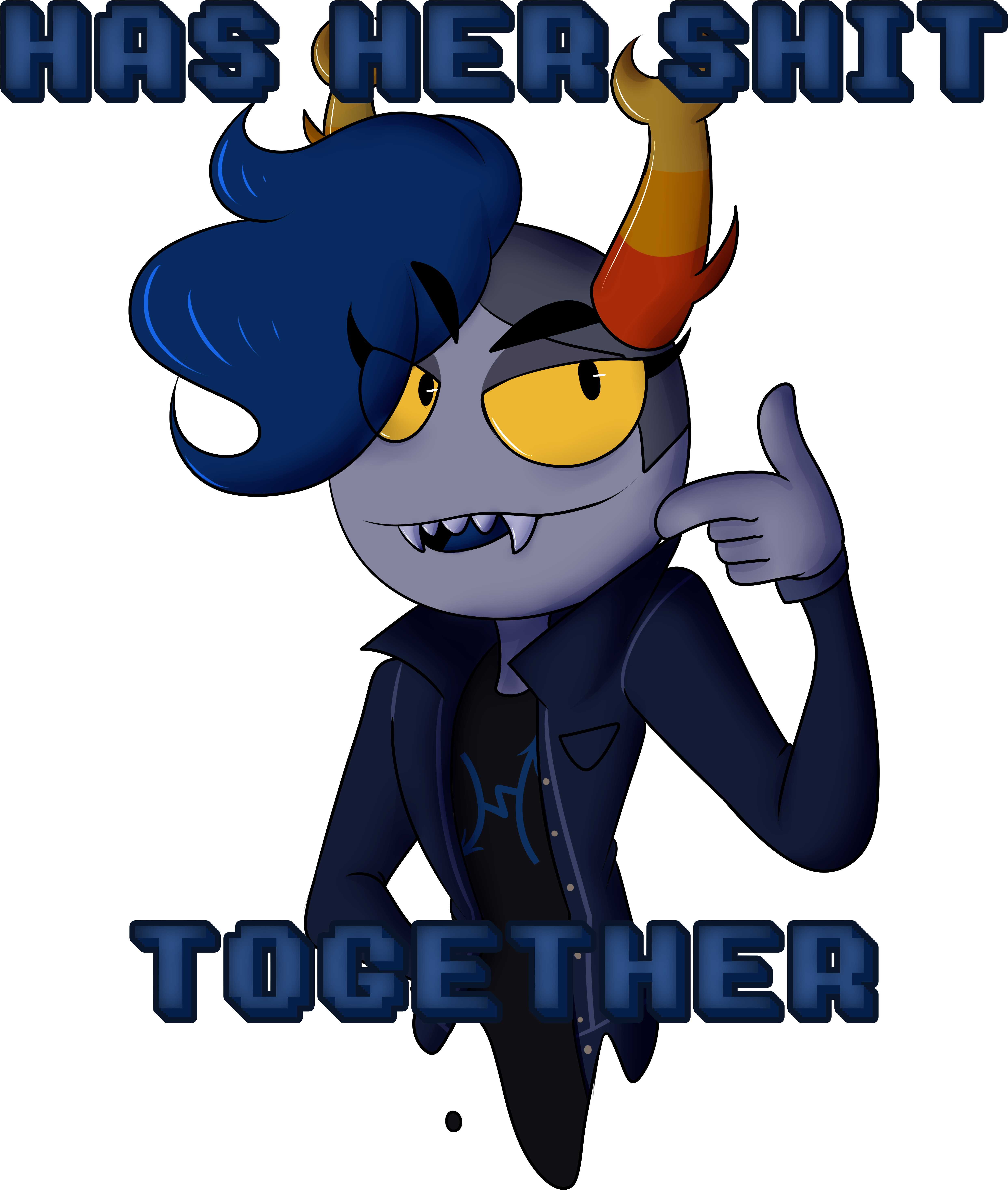 -elwurd Has Her Shit - Cartoon (5984x7559)