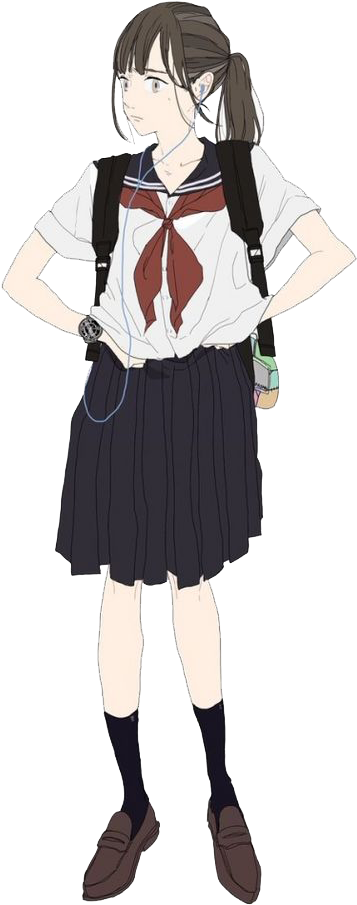 School Uniform Student Illustrator Girl Illustration - Girl (577x959)