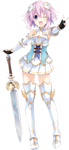 4go Neptune - Hyperdimension Neptunia Victory Neptune (250x523)