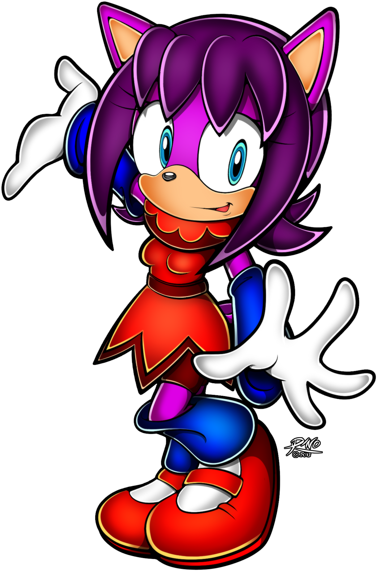Sonic The Hedgehog Art Amy Rose Metal Sonic Tikal - Wendy Atticus (1277x1869)