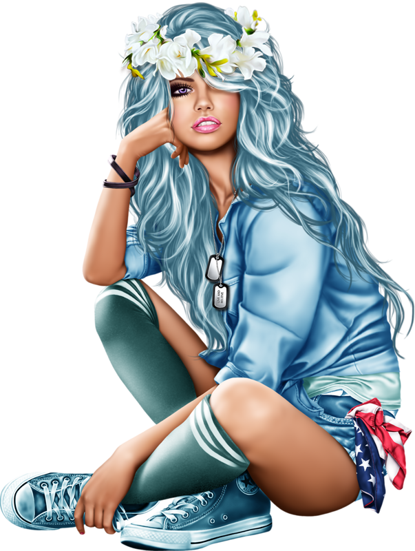 Tubes 3d Artist Laguna - Sitting (603x800)