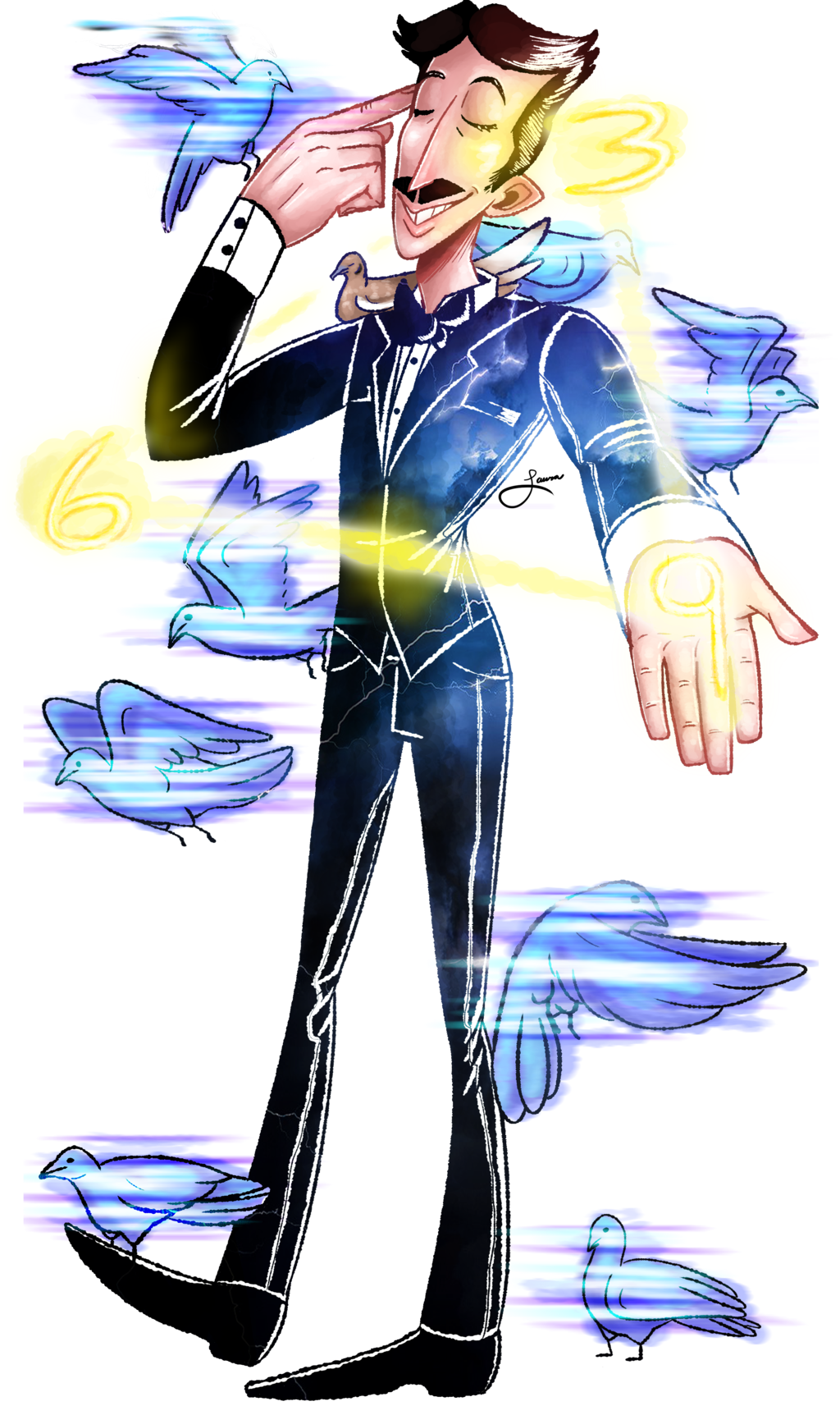 Cartoon Tesla By Doubleiigemini Cartoon Tesla By Doubleiigemini - Cartoon (1024x1713)